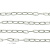 一  JGY8816  不锈钢长环链条 不锈钢铁链 金属链条  304不锈钢链 直径m长10米