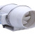 管道风机强力增压6寸4寸8寸排气扇换气扇厨房卫生间抽风机 8寸HF-200单速送管子+卡扣