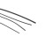 定制适用黑色包塑钢丝绳不锈钢丝绳涂塑包胶绳包皮钢丝线 黑色包塑1.5毫米100米30个铝套