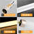 LED灯管T5一体化led光管超亮节能日光灯管经典系列 白 T5细灯管0.86米12W(20支装) 其它