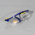 护目镜防飞溅防风沙安全透明防护眼镜 劳保眼镜 工作护目镜 宽边全透明眼镜
