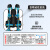 SHANDUAO五点式安全带AD9072双小钩缓冲包1.8+合金钢扣安全带