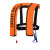 橙央 救生衣防汛应急救灾钓鱼船用专业工作水域救援 手动充气救生衣 充气救生衣 反光手动充气救生衣