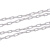 金诗洛 KSL201 塑料警示链条  路锥链条 隔离链子 链条 警示防护链条 隔离墩链条（10mm黄黑-5米）