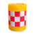 交通反光膜防撞桶圆柱形警示吹塑滚塑沙桶路口防护塑料警示桶 400*700mm 红色 吹塑