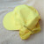 工作帽网帽工厂车间防尘帽包头发网帽子厨师帽透气 黄色头顶布（后脑勺有网兜） 均码