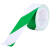 RFSZ 绿白PVC警示胶带 无尘车间贴地标胶带无尘级塑料芯 45mm宽*33米
