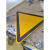 交通警告标志定制三角铝板反光指路牌注意学校标识人行道减速慢70 左道变窄