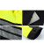苏识 SSDW397 拼荧光黄户外交通成人雨衣黄裤子套装 （单位：套） 黑色