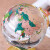 忆往昔创意家居水晶球地球仪玩具 彩色中文家居办公室装饰品摆件 小号（高9cm)