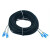 优联星 铠装光纤跳线 SC-SC 单模4芯 黑色 15m YLX-YZ4SC015