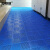 安赛瑞 疏水防滑垫 泳池卫生间拼块地垫 90cm×120cm×9mm PVC镂空疏水垫 蓝色27122