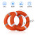 船用CCS认证标准型国标实心塑料救生圈大浮力成人大人儿童2.5 8毫米30米橘色浮绳配环钩