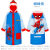 迪士尼儿童雨衣雨披男童带书包位加厚卡通幼儿园小学生雨衣 蜘蛛侠 L(建议120-130cm)