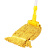 科力邦（Kelibang) 拖把 清洁分区扣式蜡拖棉线墩布 商用物业环保医院清洁木地板吸水拖布 黄色 KB1153