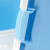 都格（Duge）塑料带提手收纳箱 储物加厚整理箱 北欧蓝标准中号15L