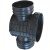 检查井直通井座    类型流槽式（污水用）井筒直径DN450配管直径DN300材质PE	个