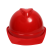 诺瑞斯安ABS工地安全帽V型透气头盔国标防砸劳保头盔施工监理定制logo印字 红色