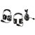 HeilSound Pro7 航空式降噪耳麦 耳机 通信 业余无线电 电台 Pro7-驻极体-黑