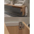 意大利IF吊码H7挂墙平衡隐形重型柜橱柜悬空梳妆浴室吊柜挂码 白色(铝型材40.2*2000) 现货(可