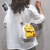 迪士尼（Disney）帆布小包包女2024新款ins日系原宿可爱水桶包学生百搭单肩斜挎包 黄色
