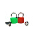  凯圣蓝 平高SG30 塑钢挂锁 46*30mm （计价单位：个）红色
