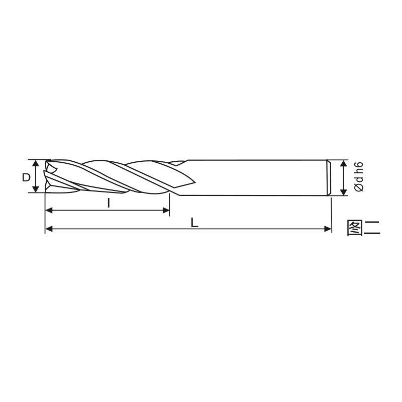 刃天行 skywalker  4刃平底铣刀高硬加工 订制品 下单前咨询客服确认货期 PHM4200-150S20
