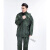 定制分体绿雨衣橄榄绿户外抢险救援制式徒步雨衣FZB 橄绿分体套装普通款 M