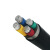 尚可 YJLV铝线电缆线国标三相四线铠装电缆  3*240+2平方  10米