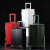 BMOI全铝镁合金行李箱20拉杆箱24旅行箱包密码登机箱金属箱子 粉色 24寸
