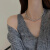 施家灰珍珠项链真多麻灰色珍珠轻奢小众颈链女毛衣链2014新品 10mm+元宝扣（45厘米链）