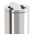 科力邦（Kelibang） 不锈钢垃圾桶38*73cm 80L箱翻盖港式桶立式果皮箱 KB1025 本色（1个）