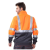 安大叔JJ-G472工作夹克 3M反光材料 涤棉斜纹布上衣 荧光橙拼深灰（加LOGO） XL