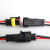 汽车线束插头防水接头连接器带线2p插拔式接线端子公母对插接插件 2p母头16AWG32CM(2只）