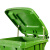 海斯迪克 HKZ-152  户外垃圾桶 大号环卫挂车分类塑料垃圾桶 脚踩垃圾箱 灰色120L加厚带脚踏