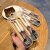 屿龙筷子个人专用餐具学生上班族筷勺两件套可爱餐具筷子三件套儿童 蜡笔小新【三件套】 -筷子勺子叉子