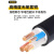 珠江电缆 ZC-YJV国标3+2铜芯3*300+2*150平方户外充电桩阻燃护套电缆 1米