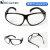 电焊眼镜工业打磨切割劳保护目镜焊工防飞溅冲击防护玻璃眼镜 茶色镜片眼镜