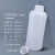 水杉1L半透明色配铝箔垫片盖圆瓶溶剂瓶液体分装样品瓶留样瓶1千克
