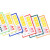 洛港 A5磁卡套10个 颜色备注 磁性硬胶套文件保护套卡K士软磁帖卡片套磁胶套分类展示牌