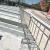 鸣固 不锈钢铁马护栏 幼儿园景区广场地铁围栏隔离栏 201材质38外管1*1.5m带牌