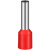 插针接线端子E0508VE7508E1008E1508E2508压线接头管型铜线耳鼻子 E0512（1000只）（0.5平方） 红色