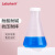 LABSHARK 塑料锥形瓶实验室三角烧瓶广口带刻度PP耐高温摇瓶 塑料锥形瓶 直口带盖 500ml