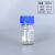 透明茶色蓝盖试剂瓶丝口瓶密封瓶螺口带刻度蓝盖瓶玻璃取样瓶 透明100ml 蓝盖
