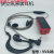 适用VV108迷你对讲讲机耳机线小型 小机单孔螺纹耳挂式耳麦线T头2 深灰色