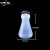 中环力安 实验室带盖塑料烧瓶塑料三角烧瓶实验瓶 直口（10个）100ml