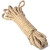 铸固 麻绳 黄麻绳子手工黄麻隔断盆景包装捆扎绳子麻绳 8mm粗/50米长