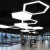 六边形造型吊灯led创意个性蜂巢组合办公室网咖健身房工业风灯具 实心-白框-40cm