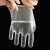 海斯迪克 HKCL-468 一次性手套 实验室PE塑料透明餐饮卫生防护手套(1000只) 通用款 