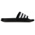 Adidas阿迪达斯凉拖男鞋女鞋夏季新款三条纹一字拖运动鞋休闲沙滩凉鞋 GZ5922【黑色三条纹】 39